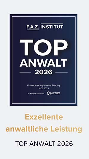 F.A.Z. - Top Anwalt 2026 F.A.Z. - Top Anwalt 2026
